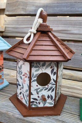 Hand-finished Decorative Gazebo Birdhouse - image2
